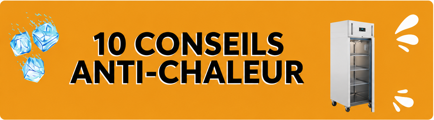 Conseils anti-chaleur pour équipements de froid professionnels